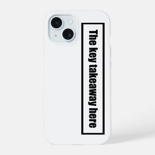 lustiger Fall iPhone 15 Hülle (Rückseite)