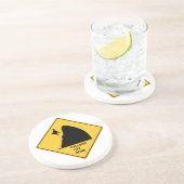 Lustiger fallender getränkeuntersetzer (Seite)