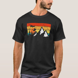 Lustiger Fallschirmspringer Sonnenuntergang Und Be T-Shirt