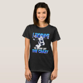 Lustiger Fallschirmsprung Ich springe mit dem Fall T-Shirt (Vorne ganz)