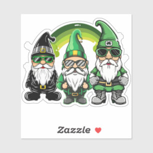 Lustiger Falscher Garten Humor Gnom Leben St Patri Aufkleber