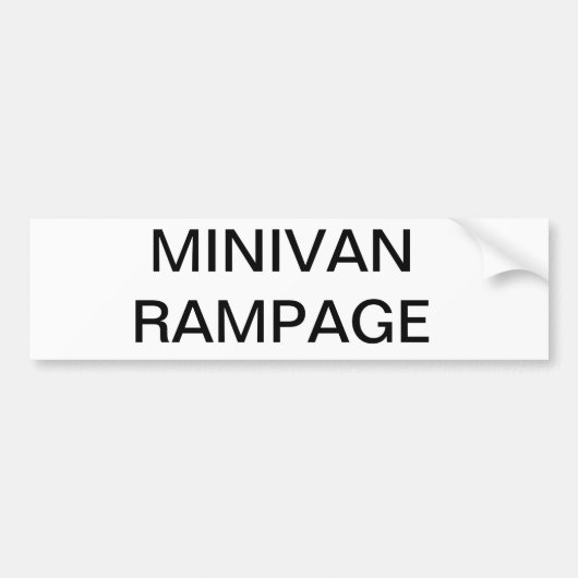 Lustiger Familien-Mehrzweckfahrzeug bumber Autoaufkleber (Vorne)