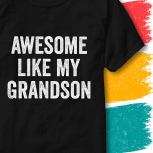 Lustiger Familienzitat Großartig Wie Mein Enkelsoh T-Shirt
