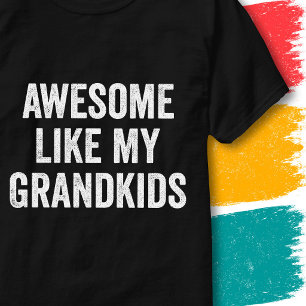 Lustiger Familienzitat Großartig wie meine Enkelki T-Shirt
