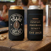 Lustiger Fantasy-Football-Gewinner-Seltzer-Dosenkü