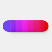 Lustiger Farbverlauf mit Ombre-Effekt Skateboard (Horizontal)
