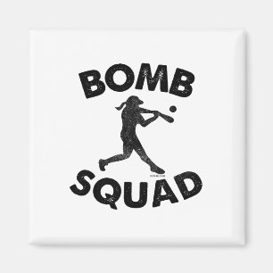Lustiger Fastpitch Softball-Schläger  Magnet