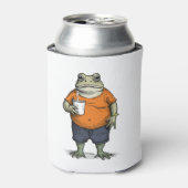 Lustiger faule Frosch Dosenkühler (Kanne Vorderseite)
