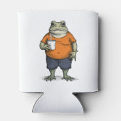 Lustiger faule Frosch Dosenkühler (Rückseite)