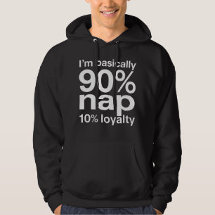 Lustiger Fauler Hund Humor Sarkastisches Design Hoodie