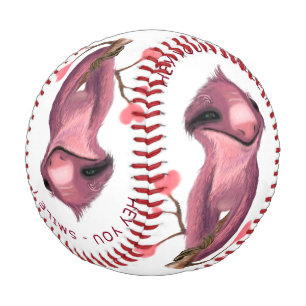 Lustiger Faultier Baseball
