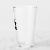 Lustiger Faultier mit Hexenhut genießt Donuts - Sü Glas (Links)