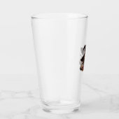 Lustiger Faultier mit Hexenhut genießt Donuts - Sü Glas (Rechts)