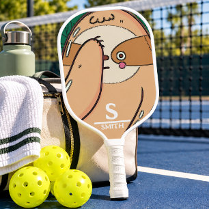 Lustiger Faultier-Pickleball-Name Pickleball Schläger