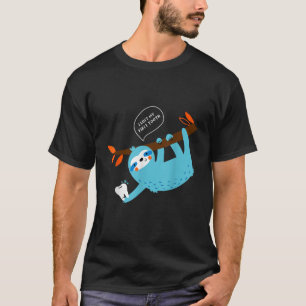 Lustiger Faultier sagt Ich habe meinen ersten Zahn T-Shirt