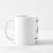 Lustiger Faultier Spruch Geschenk Tasse (Links)