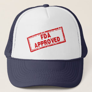 Lustiger FDA-zugelassener Humor roter abgenutzter Truckerkappe
