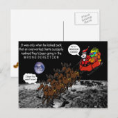 Lustiger Feiertagspostkarte (Vorne/Hinten)