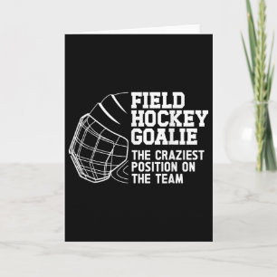 Lustiger Feldhockey-Torwart Feldhockey-Torhüter  Karte