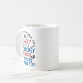 Lustiger Feldhockey-Trainer _1 Kaffeetasse (Vorderseite Links)