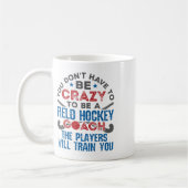 Lustiger Feldhockey-Trainer _1 Kaffeetasse (Links)