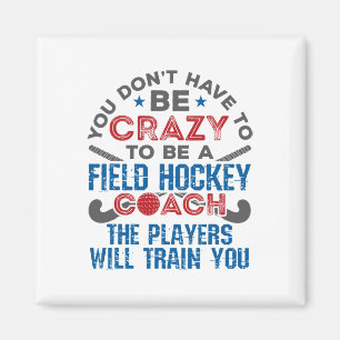 Lustiger Feldhockey-Trainer (1) Magnet