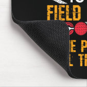 Lustiger Feldhockey-Trainer Mousepad (Ecke)