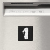 Lustiger Felsenkletterer Bergsteiger Boulderer Mo Magnet (In Situ (Geschirrspüler))