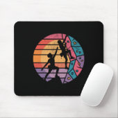 Lustiger Felsenkletterer Kostenloser Bergkletterer Mousepad (Mit Mouse)