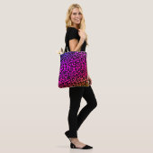 Lustiger fetter 90er-Flashback-Regenbogen-Leoparde Tasche (Am Model)