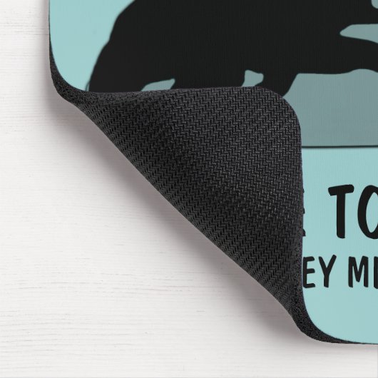 Lustiger fetter Witz Mousepad (Ecke)