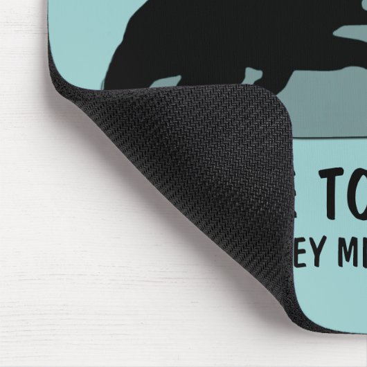 Lustiger fetter Witz Mousepad (Ecke)