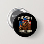 Lustiger Feuerwerksdirektor Bigfoot 4. Juli USA F Button (Vorne & Hinten)