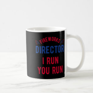Lustiger Feuerwerksregisseur 4. Juli - USA Kaffeetasse