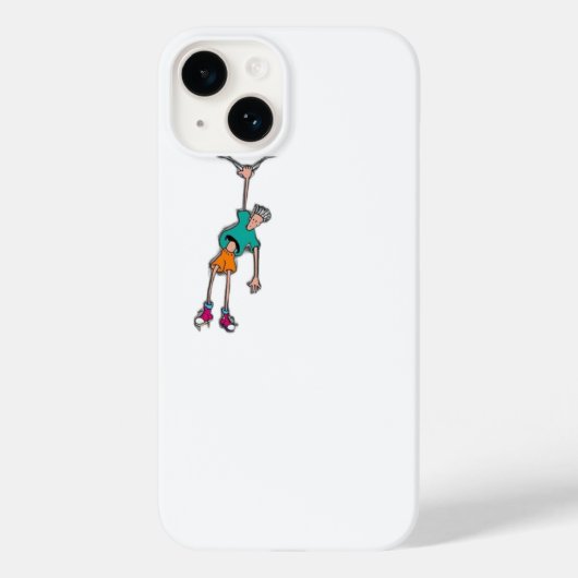 Lustiger Fido Dido Hängend-Charakter Case-Mate iPhone Hülle (Rückseite)