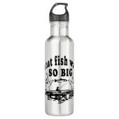 lustiger Fisch Edelstahlflasche (Vorderseite)