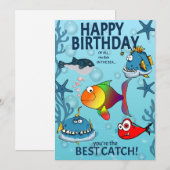 Lustiger Fisch Geburtstag (Vorne/Hinten)