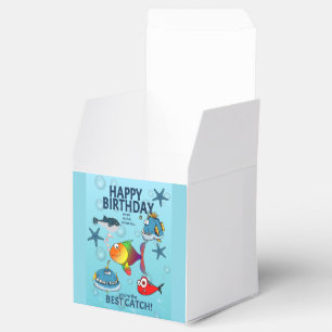 Lustiger Fisch Geburtstag Geschenkschachtel