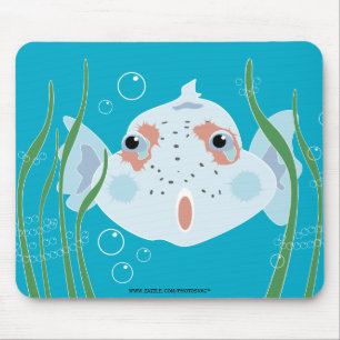 Lustiger Fisch Mousepad