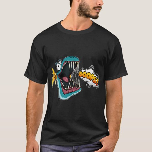 Lustiger Fisch - OOOPS! T-Shirt (Vorderseite)