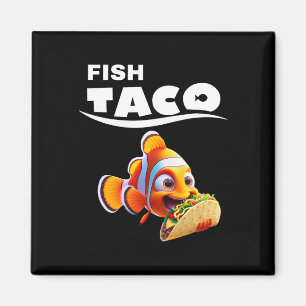 Lustiger Fisch-Taco-Shirt! Taco-Liebhaber Cinco De Magnet