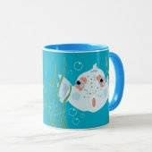 Lustiger Fisch Tasse (VorderseiteRechts)