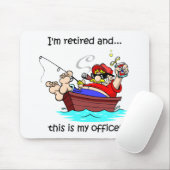 Lustiger Fischenruhestand Mousepad (Mit Mouse)