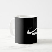 Lustiger Fischer, einfach anhaken Kaffeetasse (Vorderseite Links)