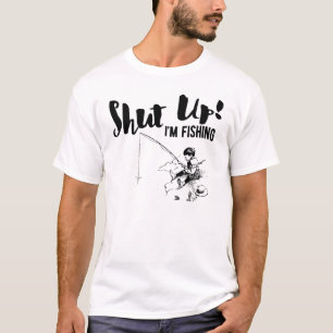 Lustiger Fischer schloss oben mich fischen T-Shirt