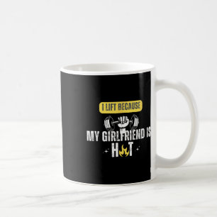 Lustiger Fitness-Gym-Ratte I Ich hebe, weil meine  Kaffeetasse