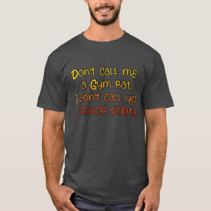 Lustiger Fitnessstudio-Ratten-Humor-Training T-Shirt