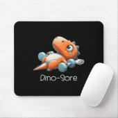Lustiger Fitnessstudio-Workout-Dinosaurier-Gewicht Mousepad (Mit Mouse)
