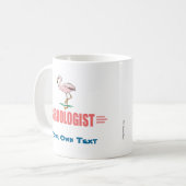 Lustiger Flamingo Kaffeetasse (Vorderseite Links)