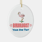 Lustiger Flamingo Keramik Ornament (Rechts)